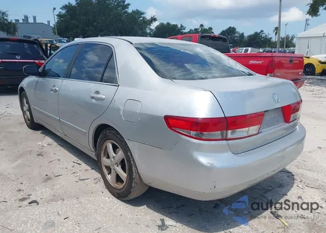 2003 Honda Accord 2.4 Ex из США, поврежденный, VIN 1HGCM56623A051879